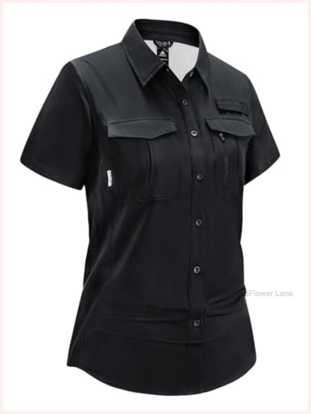 Women's UPF 50+ Hiking Shirt Short Sleeve Quick-Dry 4-Way Stretch